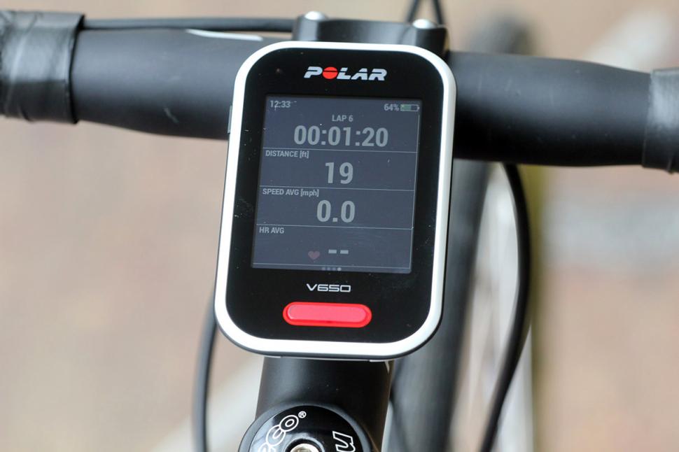 Polar bike computer 2024 with heart monitor